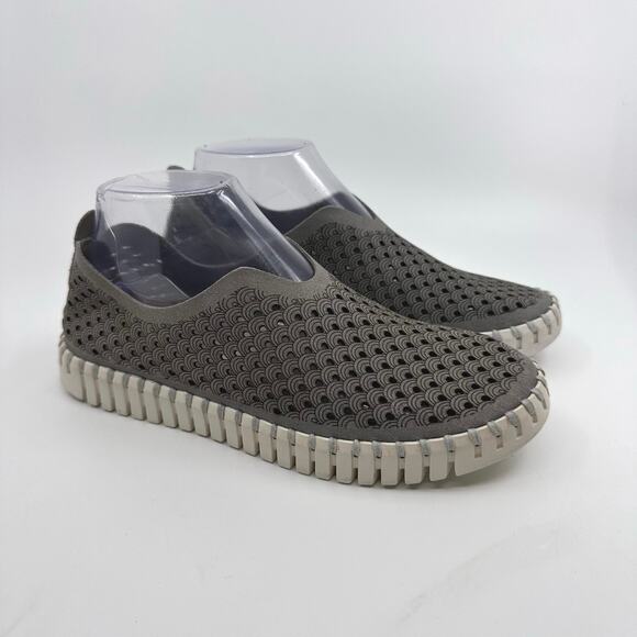 Ilse Jacobsen Tulip Flats Slip On Low Top Casual Shoes Gray Womens Sz EU38 US7.5 - Picture 2 of 8